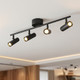 4 Light Spotlight 20W 1920lm 4000K 770mm Black and Chrome 4 Light Spotlight 20W 1920lm 4000K 770mm Black and Chrome
